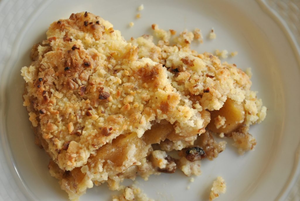 crumble de manzana sin gluten 2