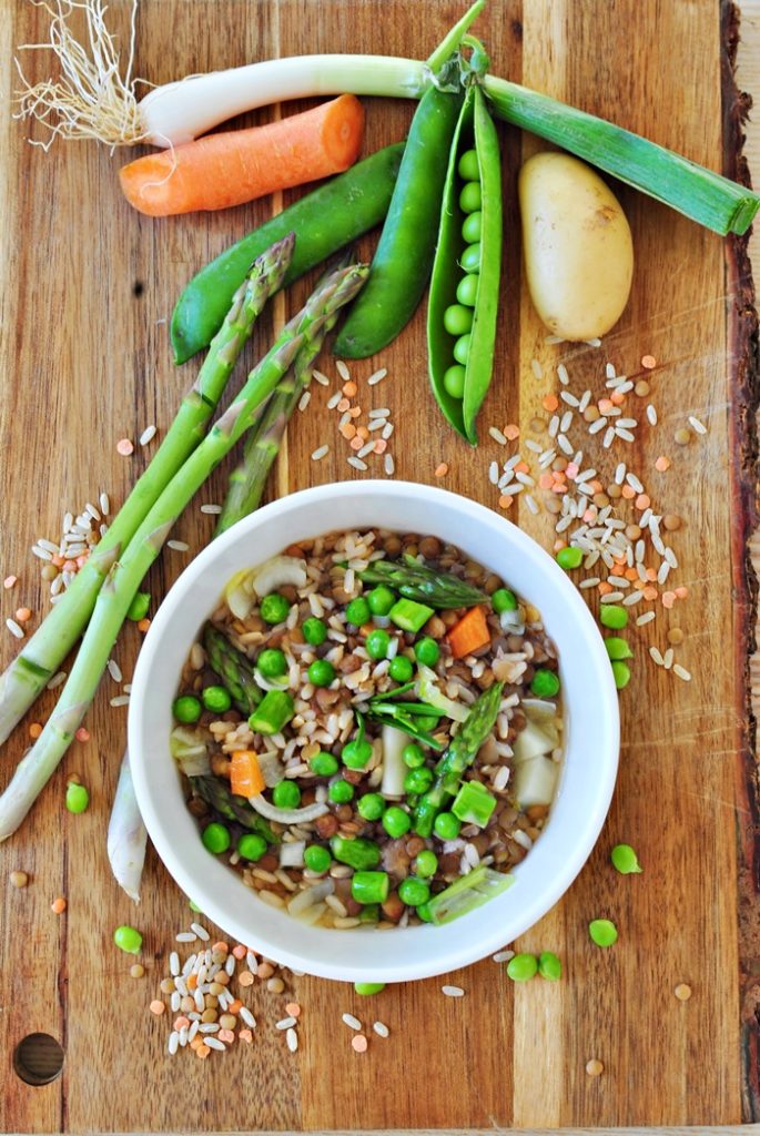 zuppa primavera senza glutine